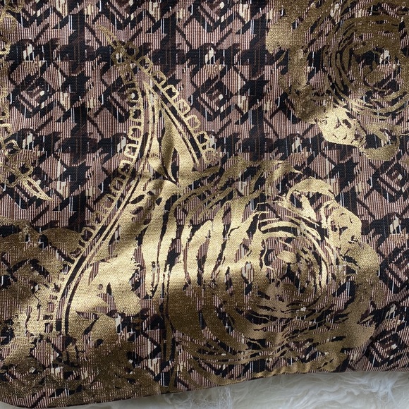 NWT 💛🖤Soft Surroundings XL Carry-All Tote in Glydan Gold💛🖤 - Picture 2 of 7